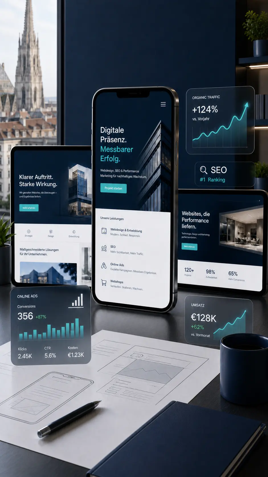 Digitale Präsenz, Webdesign und SEO von Conceptum Wien